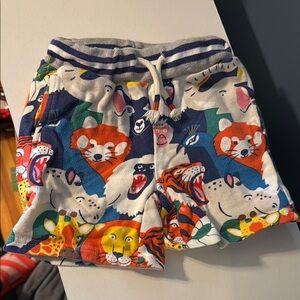 Colorful Animal Print Kids Shorts